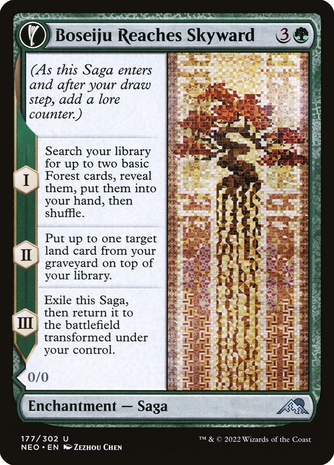 Boseiju Alcança as Alturas / Boseiju Reaches Skyward - Magic: The Gathering - MoxLand