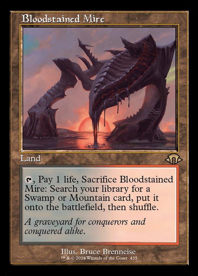 Lamaçal Ensanguentado / Bloodstained Mire - Magic: The Gathering - MoxLand