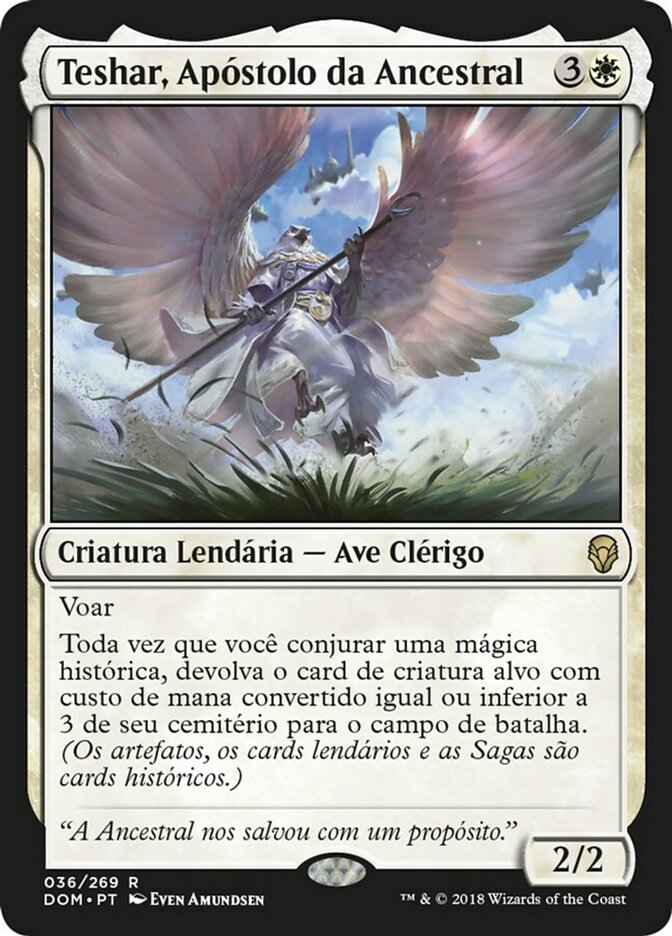 Teshar, Apóstolo da Ancestral / Teshar, Ancestor's Apostle - Magic: The Gathering - MoxLand