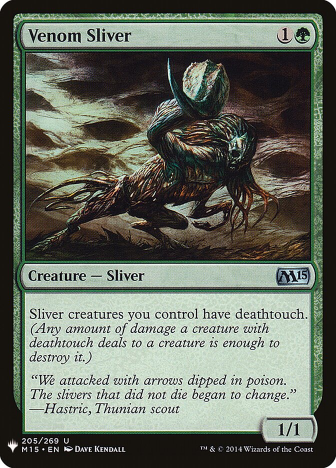 Fractius Peçonhento / Venom Sliver - Magic: The Gathering - MoxLand