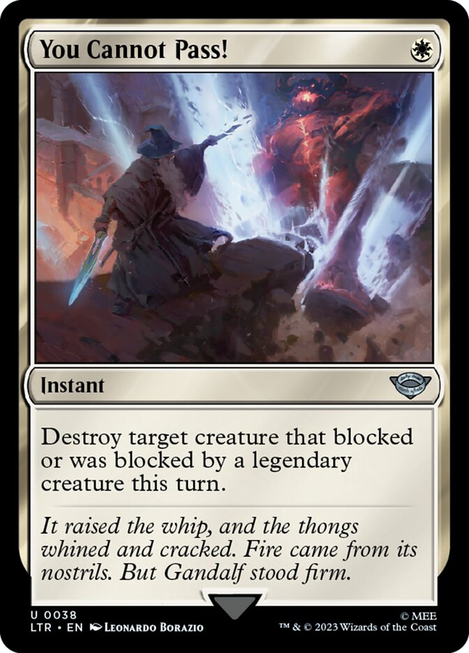 Você Não Pode Passar! / You Cannot Pass! - Magic: The Gathering - MoxLand