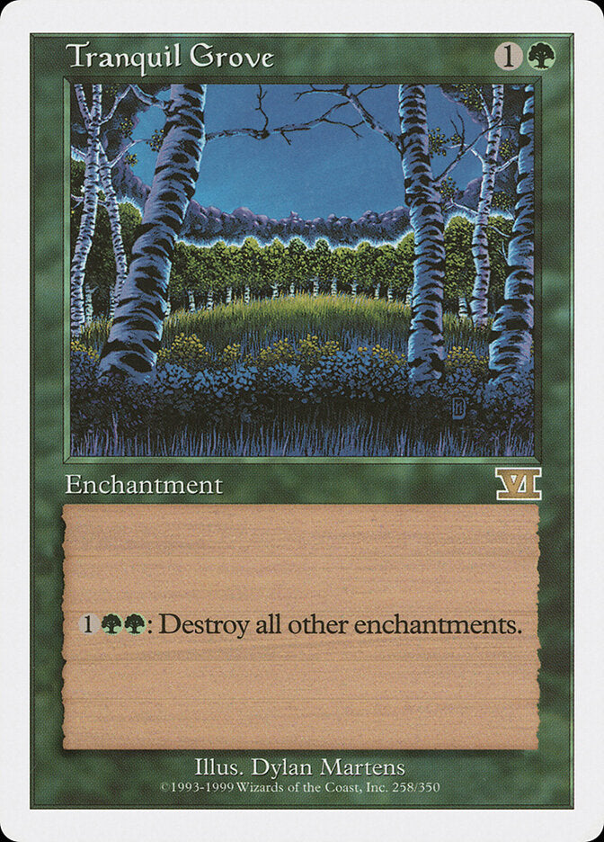 Bosque Tranqüilo / Tranquil Grove - Magic: The Gathering - MoxLand