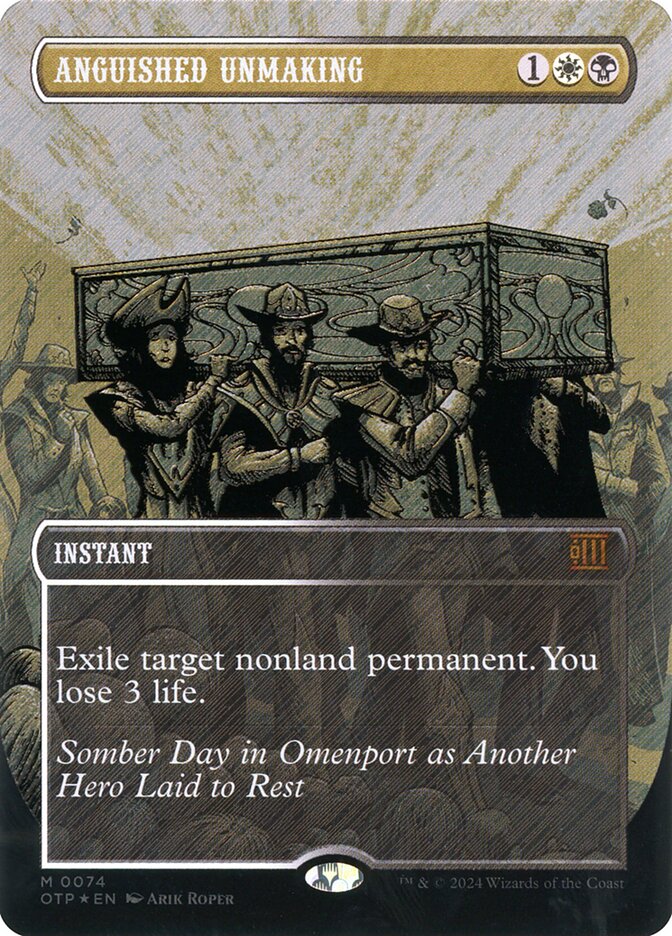 Desfazer Angustiado / Anguished Unmaking - Magic: The Gathering - MoxLand