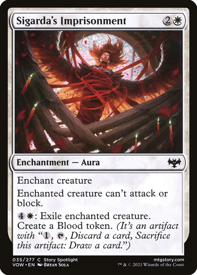 Aprisionamento de Sigarda / Sigarda's Imprisonment - Magic: The Gathering - MoxLand