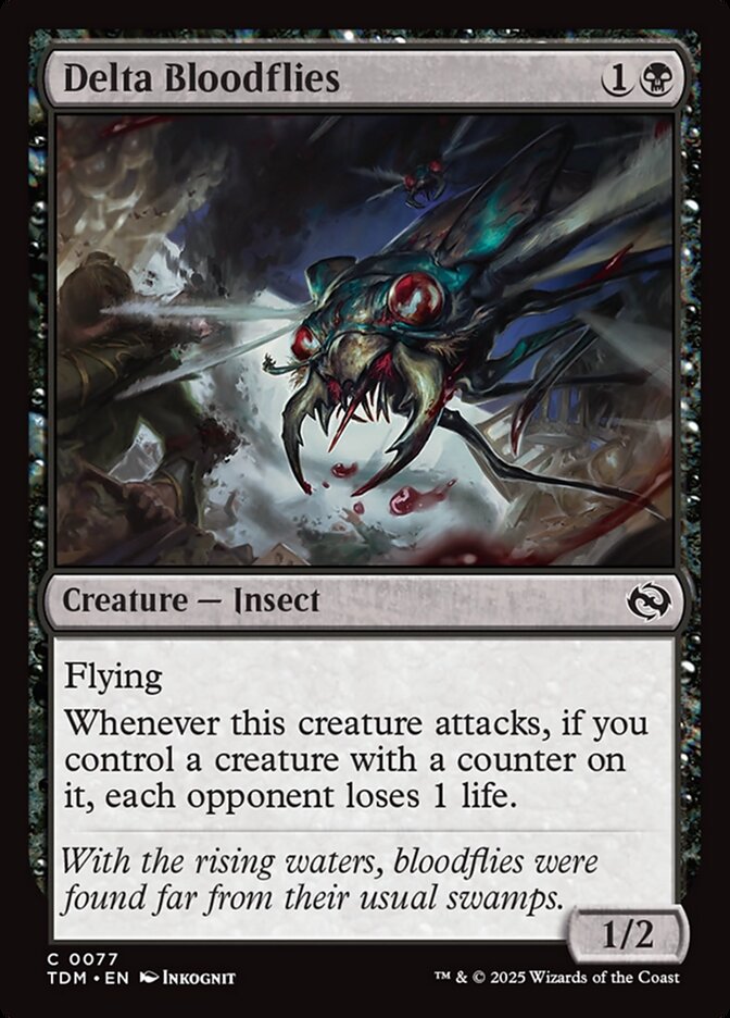 Sanguinomoscas do Delta / Delta Bloodflies - Magic: The Gathering - MoxLand