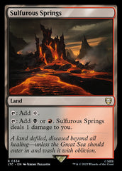 Fontes Sulfurosas / Sulfurous Springs - Magic: The Gathering - MoxLand
