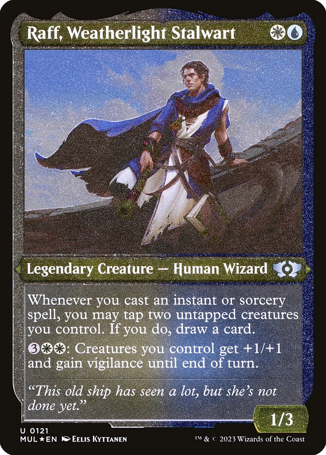 Raff, Defensor do Bons Ventos / Raff, Weatherlight Stalwart - Magic: The Gathering - MoxLand
