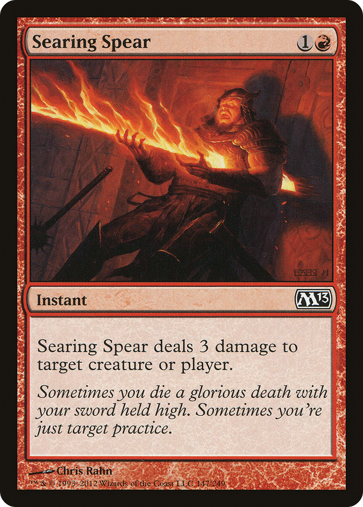 Lança Cauterizante / Searing Spear - Magic: The Gathering - MoxLand