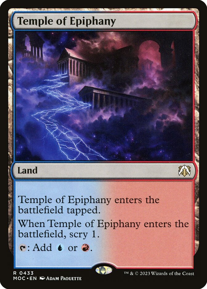 Templo da Epifania / Temple of Epiphany - Magic: The Gathering - MoxLand