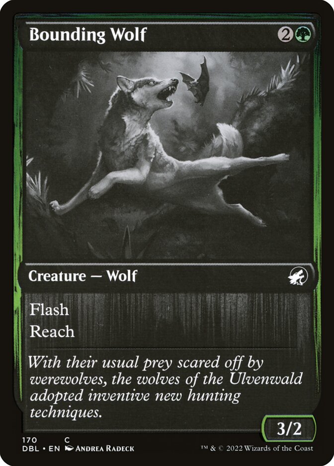 Lobo Saltador / Bounding Wolf - Magic: The Gathering - MoxLand