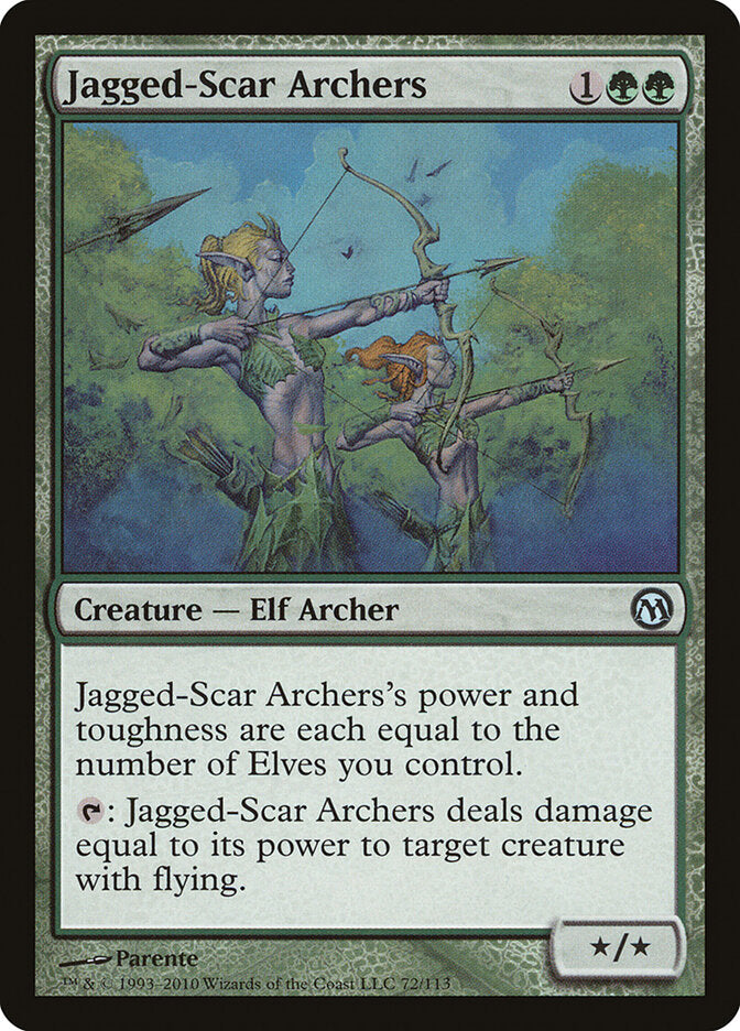 Arqueiros da Cicatriz Dentada / Jagged-Scar Archers - Magic: The Gathering - MoxLand