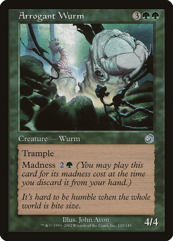 Vorme Arrogante / Arrogant Wurm - Magic: The Gathering - MoxLand