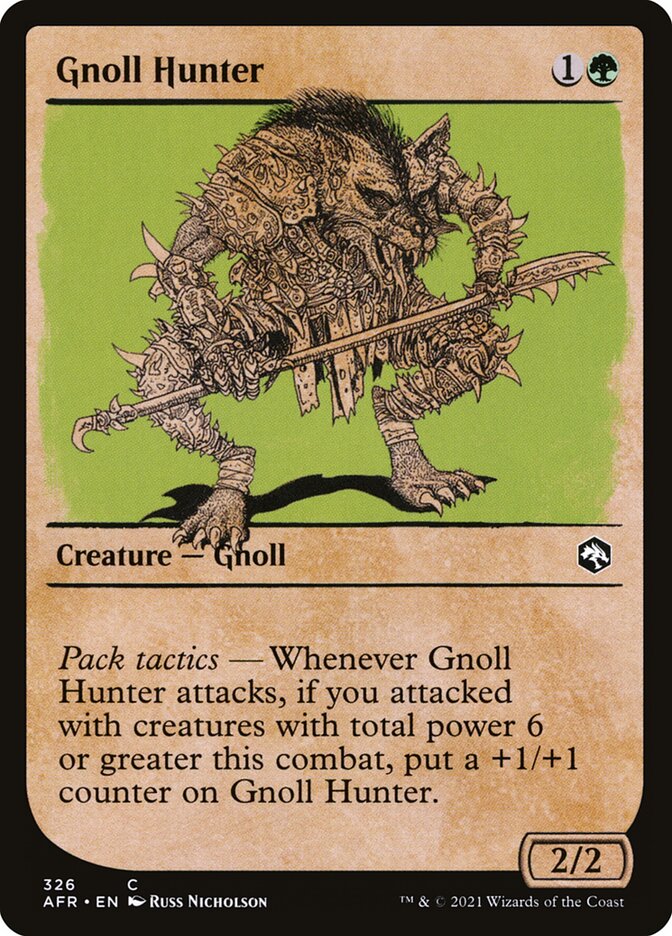 Caçador Gnoll / Gnoll Hunter - Magic: The Gathering - MoxLand