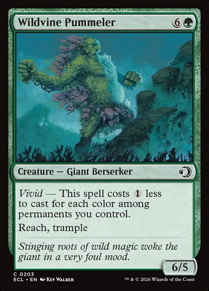 Esmurrador da Vinha Selvagem / Wildvine Pummeler - Magic: The Gathering - MoxLand