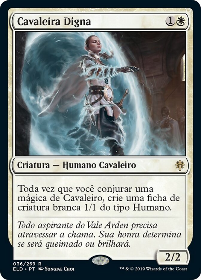 Cavaleira Digna / Worthy Knight - Magic: The Gathering - MoxLand