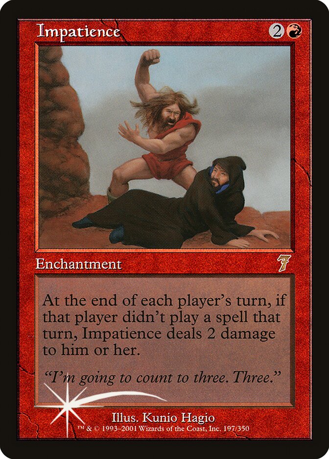 Impaciência / Impatience - Magic: The Gathering - MoxLand