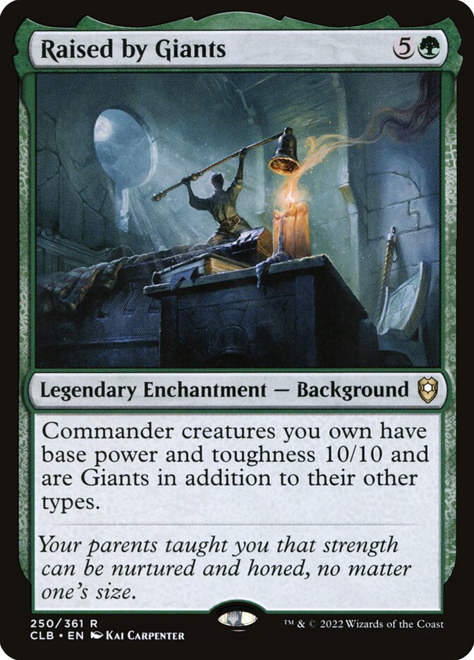 Criado por Gigantes / Raised by Giants - Magic: The Gathering - MoxLand