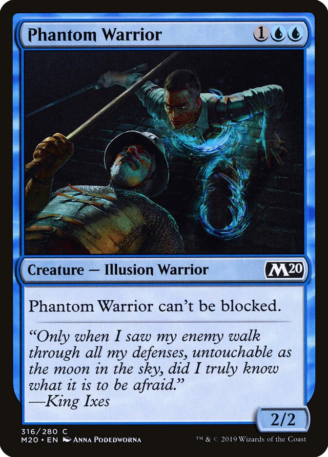 Guerreiro Fantasma / Phantom Warrior - Magic: The Gathering - MoxLand