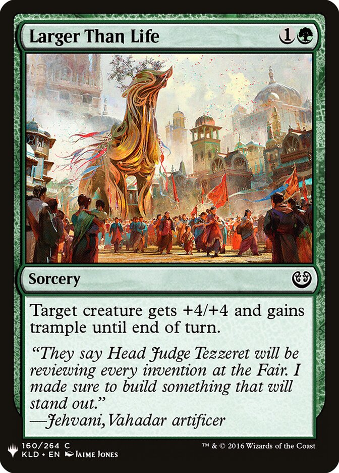 Maior que a Vida / Larger Than Life - Magic: The Gathering - MoxLand