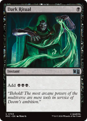 Ritual Sombrio / Dark Ritual - Magic: The Gathering - MoxLand