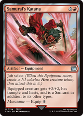 Katana do Samurai / Samurai's Katana - Magic: The Gathering - MoxLand