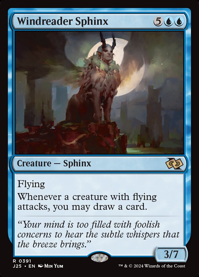Esfinge Leitora de Ventos / Windreader Sphinx - Magic: The Gathering - MoxLand