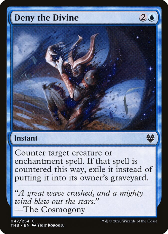 Negar o Divino / Deny the Divine - Magic: The Gathering - MoxLand