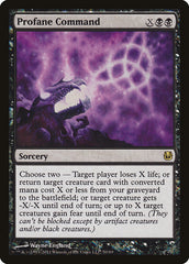 Comando Profano / Profane Command - Magic: The Gathering - MoxLand