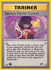 Sabrina's Psychic Control - MoxLand - MoxLand