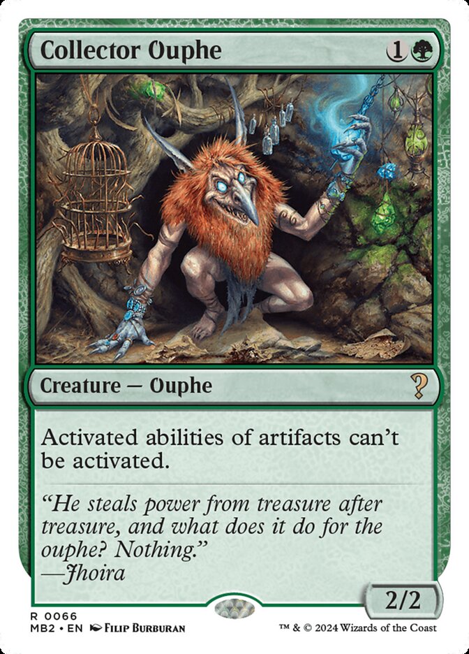 Trasgo Colecionador / Collector Ouphe - Magic: The Gathering - MoxLand