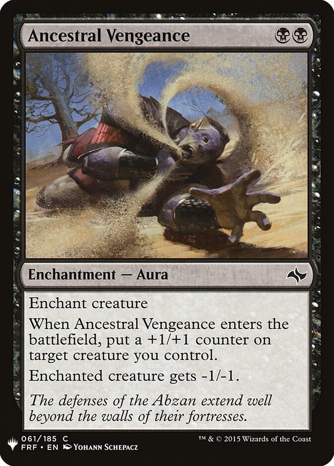 Vingança Ancestral / Ancestral Vengeance - Magic: The Gathering - MoxLand