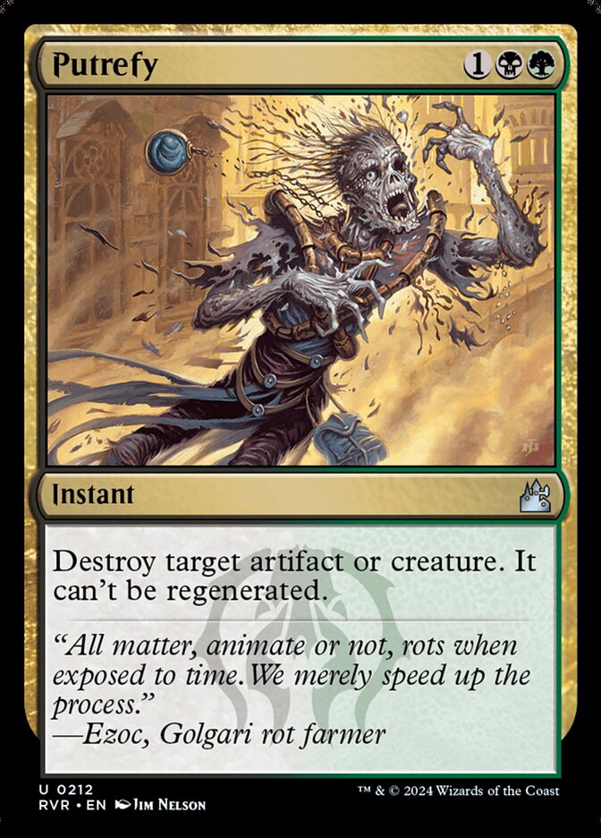 Putrificar / Putrefy - Magic: The Gathering - MoxLand