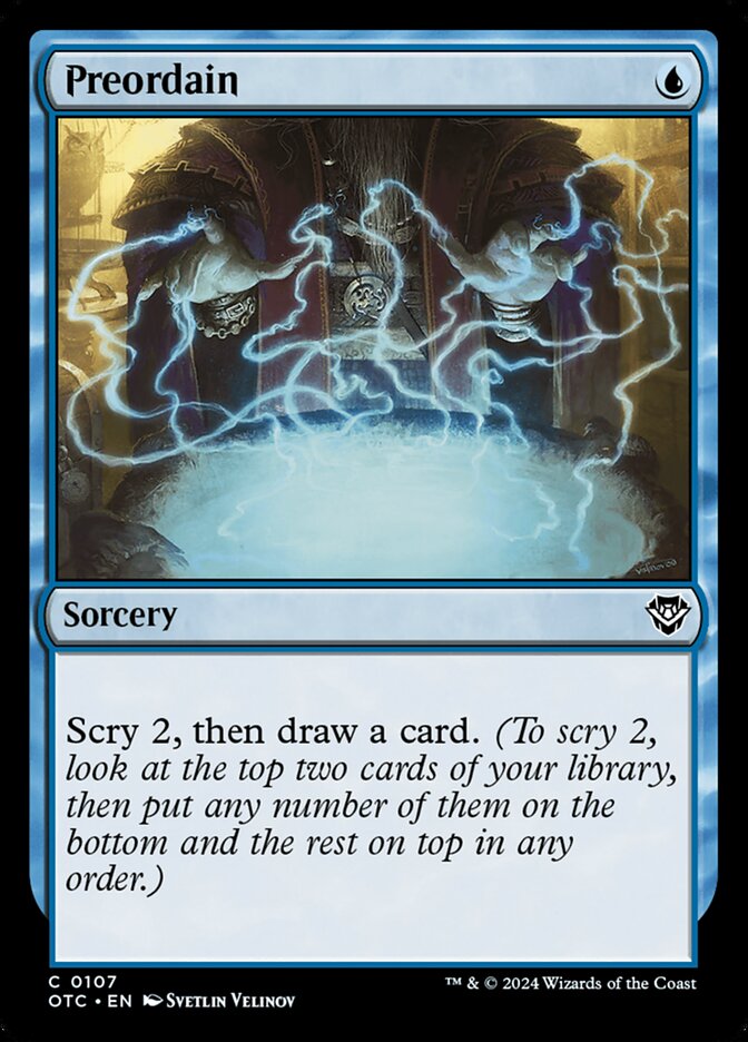 Preordenar / Preordain - Magic: The Gathering - MoxLand