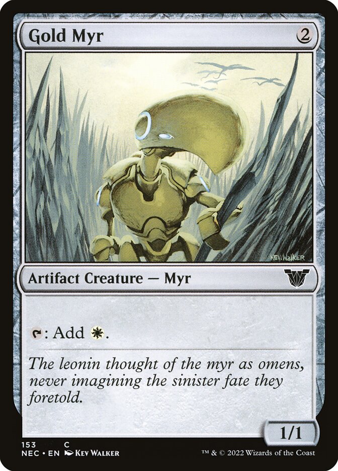 Myr de Ouro / Gold Myr - Magic: The Gathering - MoxLand