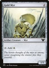 Myr de Ouro / Gold Myr - Magic: The Gathering - MoxLand