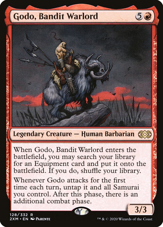 Godo, Bandido Senhor da Guerra / Godo, Bandit Warlord - Magic: The Gathering - MoxLand