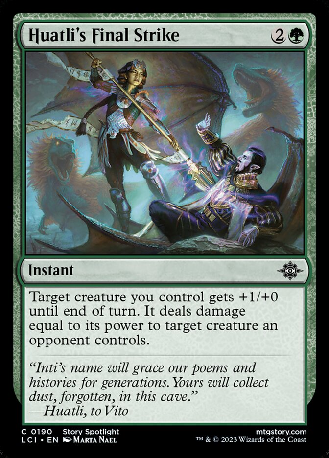 Golpe Final de Huatli / Huatli's Final Strike - Magic: The Gathering - MoxLand