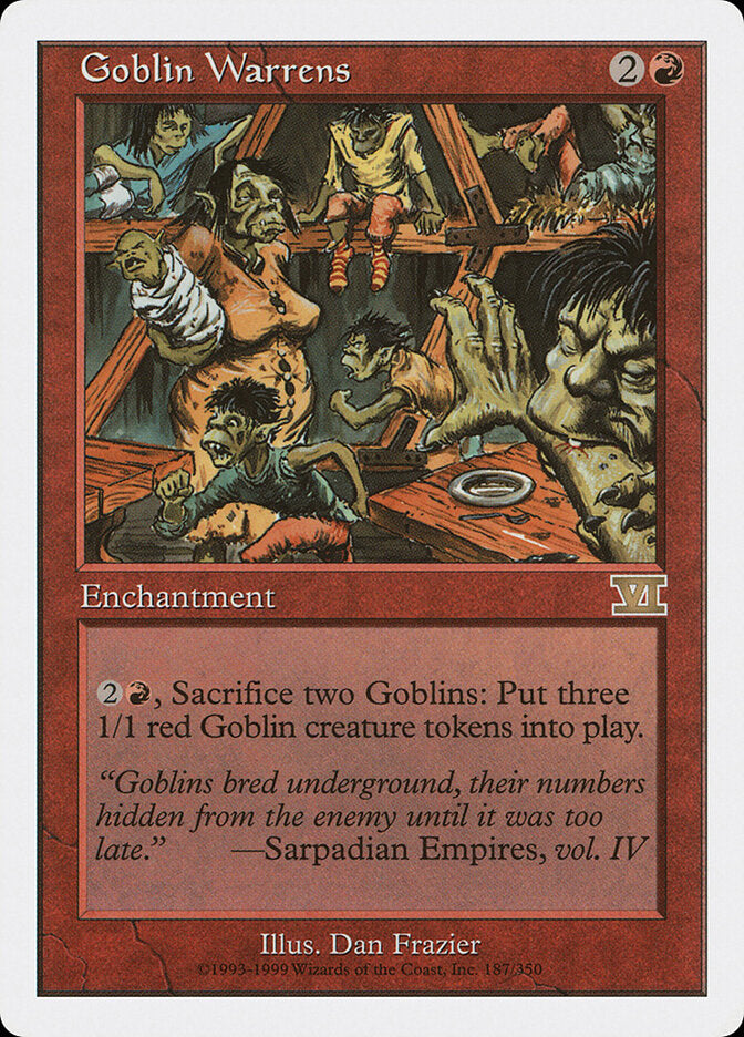 Viveiro de Goblins / Goblin Warrens - Magic: The Gathering - MoxLand