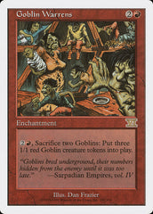 Viveiro de Goblins / Goblin Warrens - Magic: The Gathering - MoxLand