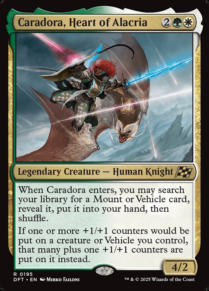 Caradora, Coração de Alacria / Caradora, Heart of Alacria - Magic: The Gathering - MoxLand