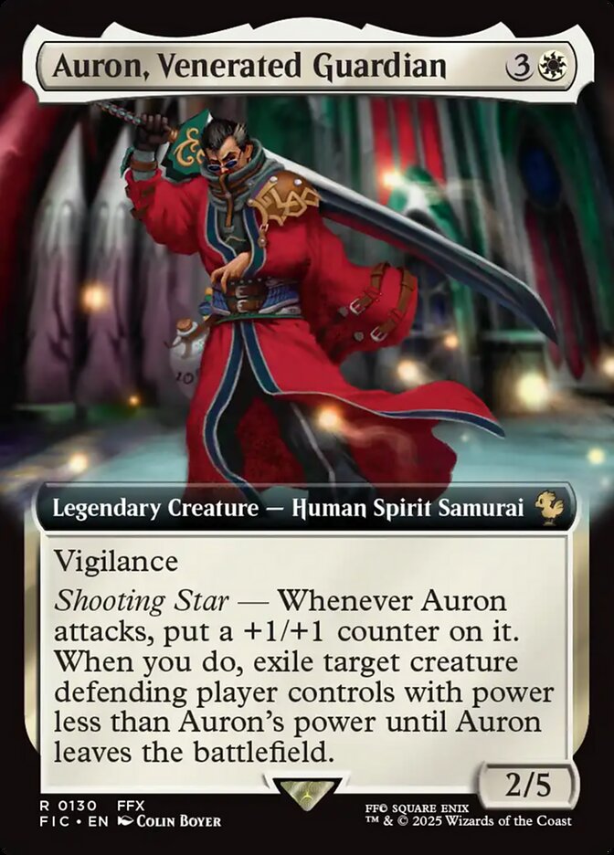 Auron, Venerated Guardian - Magic: The Gathering - MoxLand