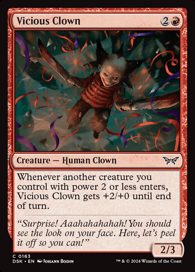 Palhaço Atroz / Vicious Clown - Magic: The Gathering - MoxLand