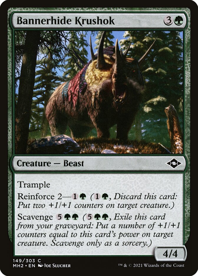 Krushok Courestandarte / Bannerhide Krushok - Magic: The Gathering - MoxLand