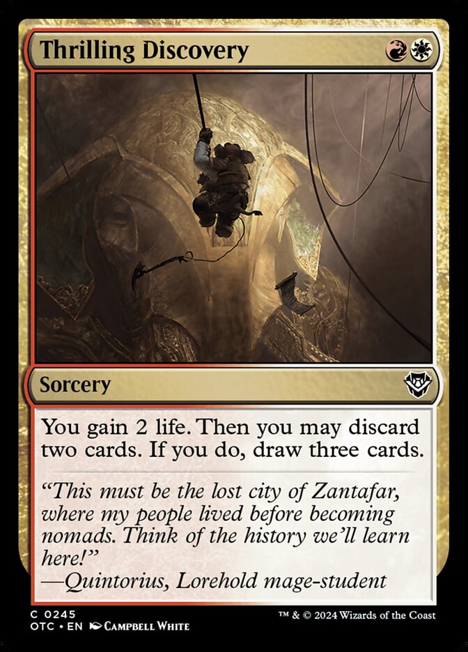Descoberta Emocionante / Thrilling Discovery - Magic: The Gathering - MoxLand