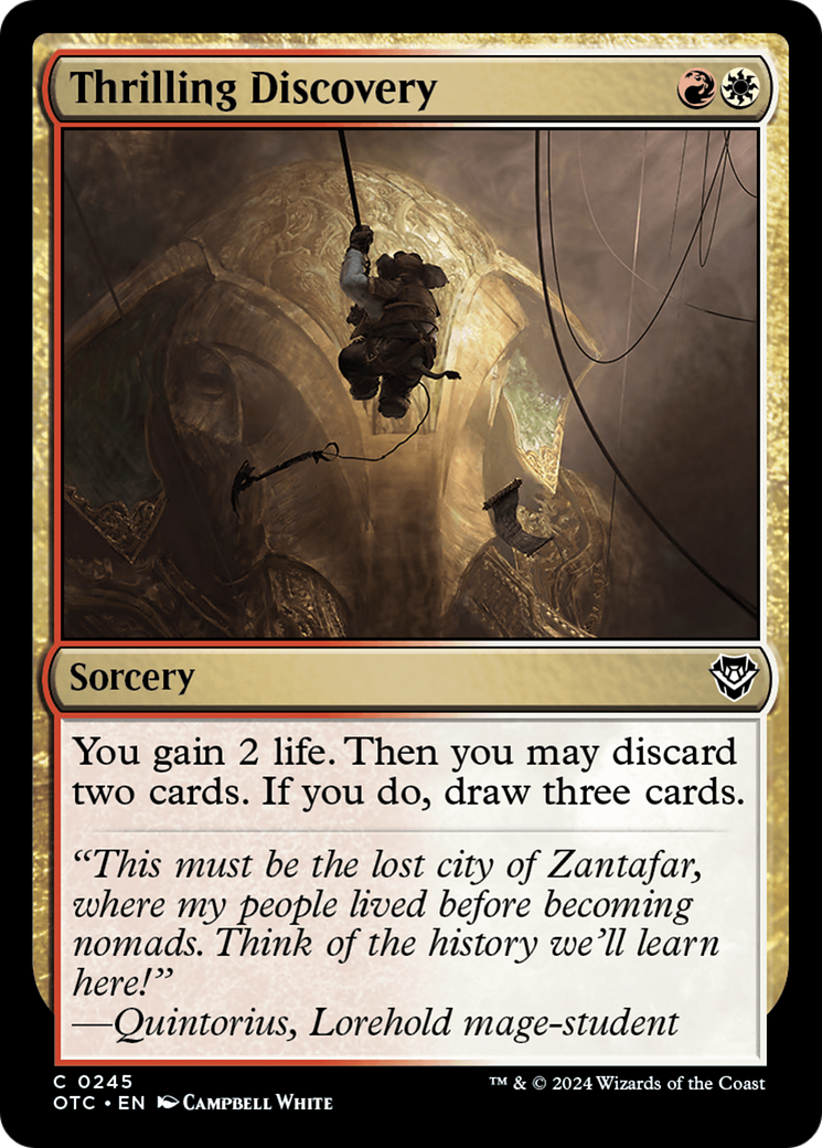 Descoberta Emocionante / Thrilling Discovery - Magic: The Gathering - MoxLand