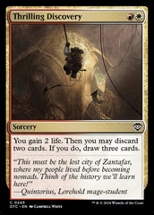 Descoberta Emocionante / Thrilling Discovery - Magic: The Gathering - MoxLand