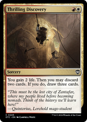 Descoberta Emocionante / Thrilling Discovery - Magic: The Gathering - MoxLand