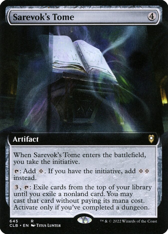 Tomo de Sarevok / Sarevok's Tome - Magic: The Gathering - MoxLand