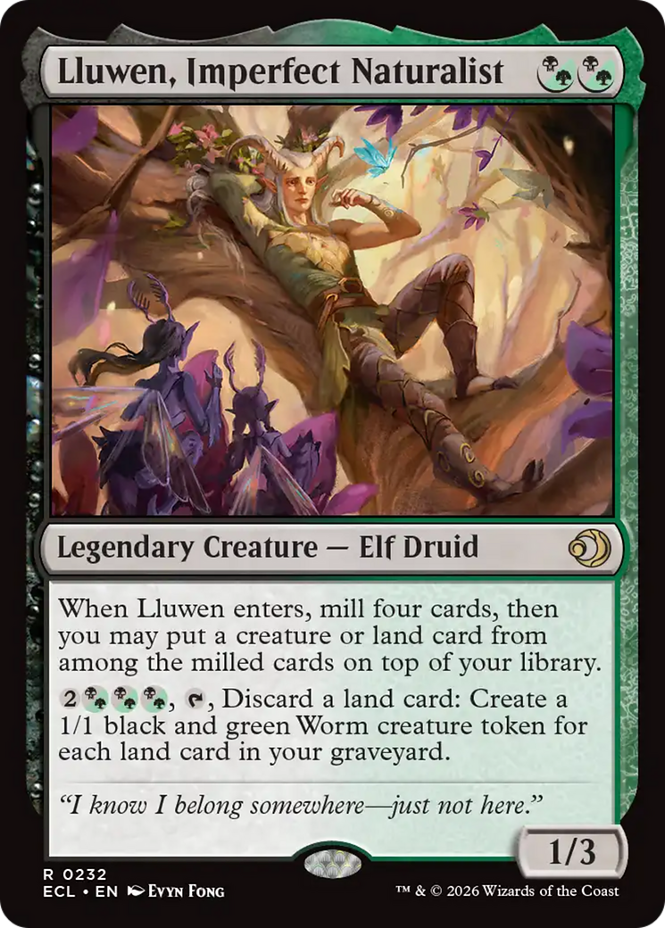 Lluwen, Naturalista Imperfeito / Lluwen, Imperfect Naturalist - Magic: The Gathering - MoxLand