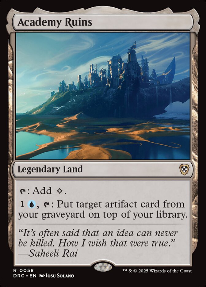 Ruínas da Academia / Academy Ruins - Magic: The Gathering - MoxLand